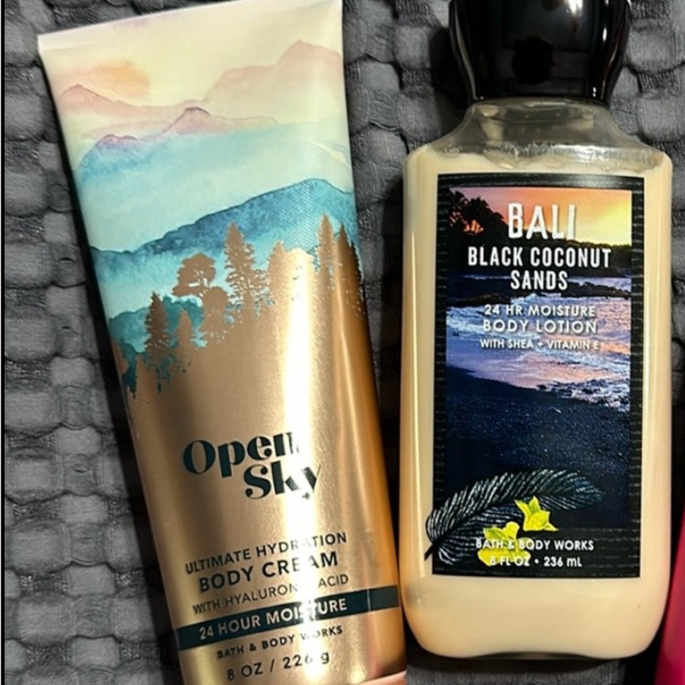 Bath and Body Works Body Lotion (1) & Cream (1)